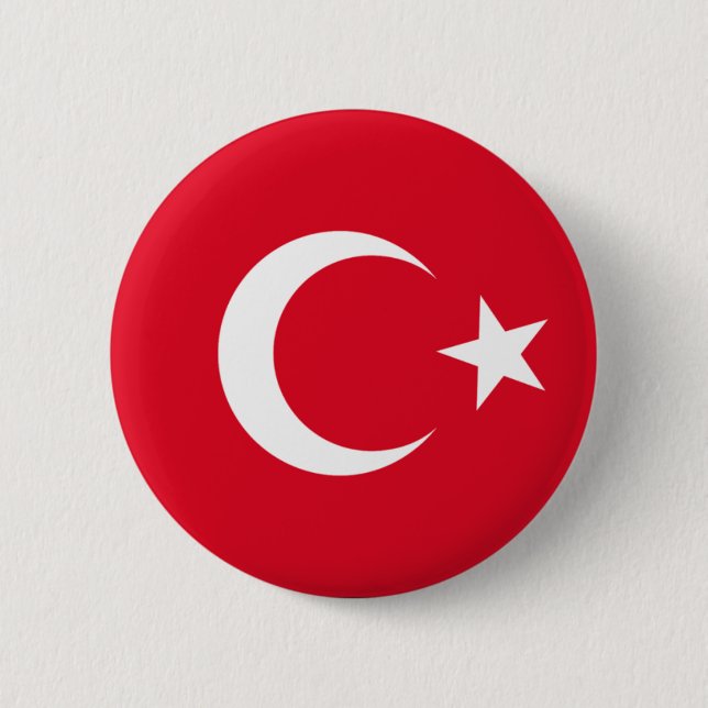 Badge Rond 5 Cm Turquie (Devant)