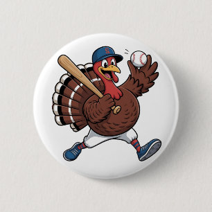Badge Rond 5 Cm Turquie Bateball de baseball de baseball de jeu Ba