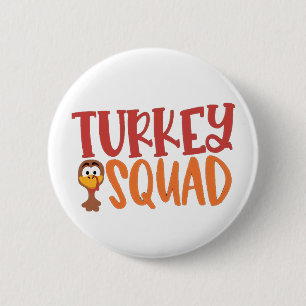 Badge Rond 5 Cm Turquie Équipe Correspondante Turquie Thanksgiving
