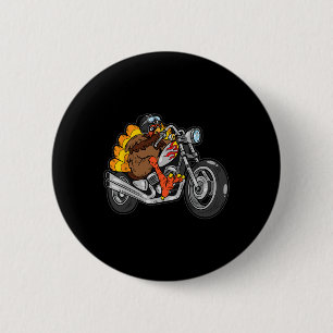 Badge Rond 5 Cm Turquie équitation moto Thanksgiving Day Cool Fal