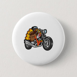 Badge Rond 5 Cm Turquie équitation moto Thanksgiving Day Cool Fal