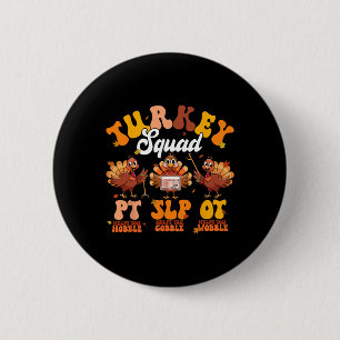Badge Rond 5 Cm Turquie Squad Ot Pt Slp ergothérapie Merci