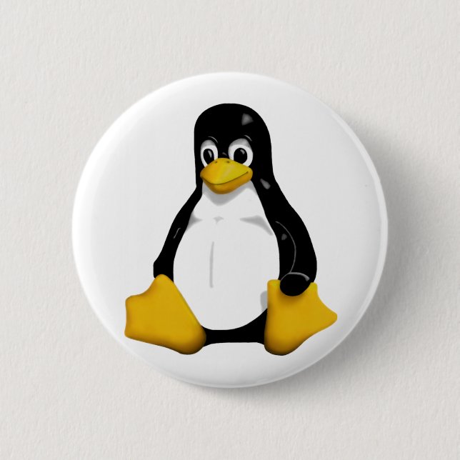 Badge Rond 5 Cm TuxButton (Devant)