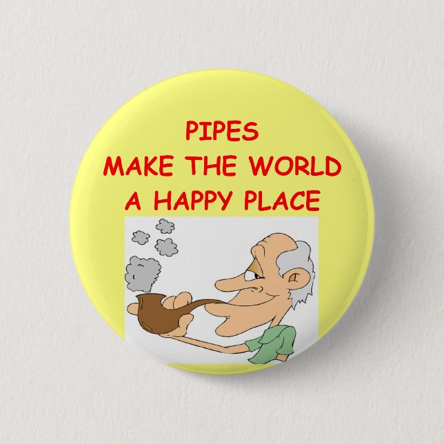 Badge Rond 5 Cm tuyaux (Devant)