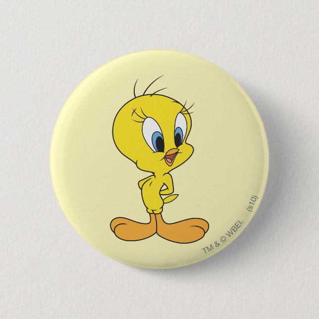 Badge Rond 5 Cm Tweety Haha (Devant)