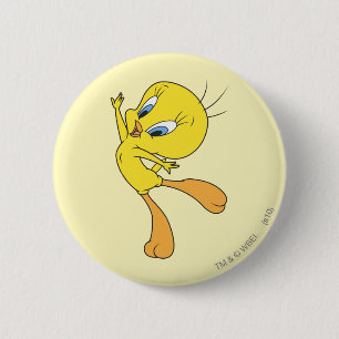 Badge Rond 5 Cm TWEETY™ See Me Fly