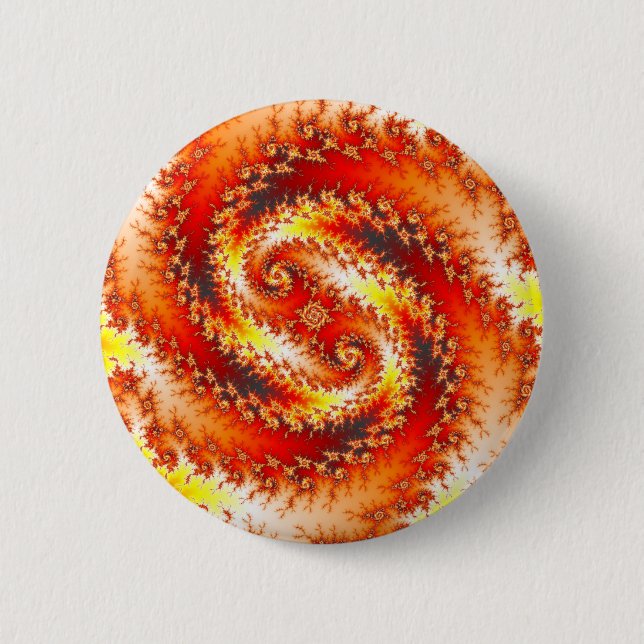 Badge Rond 5 Cm Twinblazer - bouton de fractale (Devant)