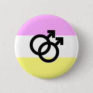 Badge Rond 5 Cm Twink Pride 