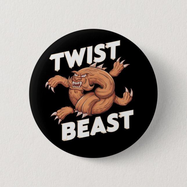 BADGE ROND 5 CM TWIST BEAST (Devant)