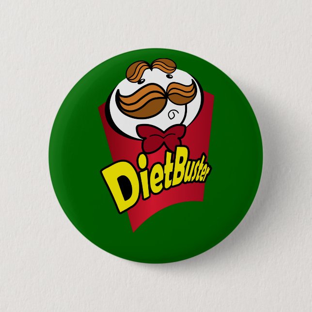 Badge Rond 5 Cm type de régime (Devant)