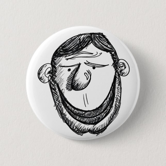 Badge Rond 5 Cm Type élégant (Devant)