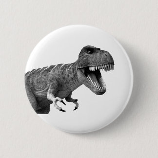 Badge Rond 5 Cm Tyrannosaurus Rex