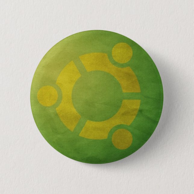 Badge Rond 5 Cm Ubuntu (Devant)