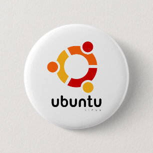 Badge Rond 5 Cm Ubuntu Linux Open Source