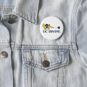 Badge Rond 5 Cm UC Irvine   UCI Anteaters Zot!