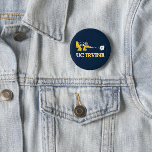 Badge Rond 5 Cm UC Irvine   UCI Anteaters Zot!