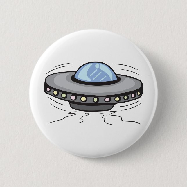 Badge Rond 5 Cm UFO !  Personnalisable ! (Devant)