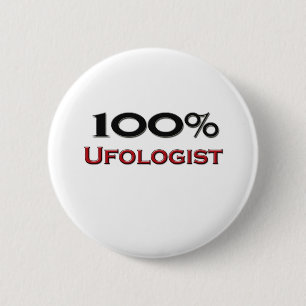 Badge Rond 5 Cm Ufologist de 100 pour cent