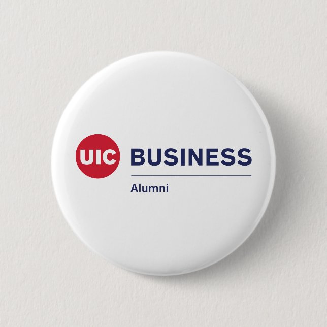 Badge Rond 5 Cm  UIC Business Alumni (Devant)