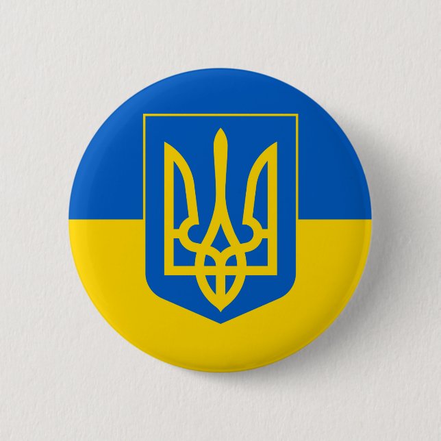 Badge Rond 5 Cm Ukraine (Devant)