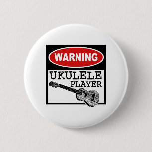Badge Rond 5 Cm Ukulele