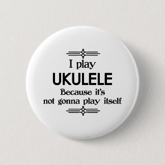 Badge Rond 5 Cm Ukulele