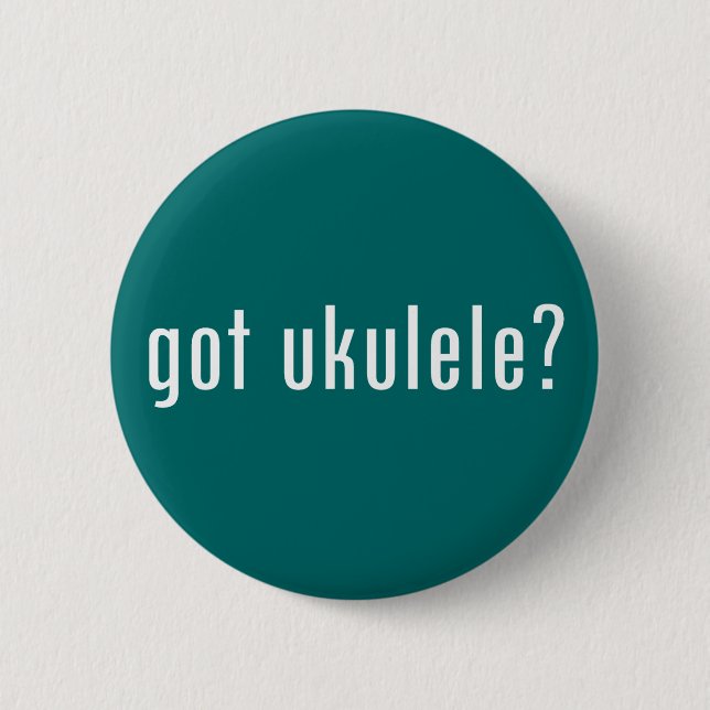 Badge Rond 5 Cm ukulélé obtenue ? (Devant)