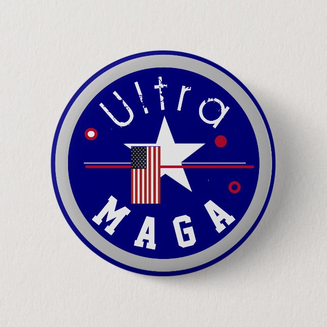 Badge Rond 5 Cm Ultra MAGA button (Devant)