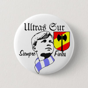 BADGE ROND 5 CM ULTRAS SUR