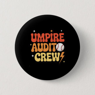 Badge Rond 5 Cm Umpire Audit Crew _1 
