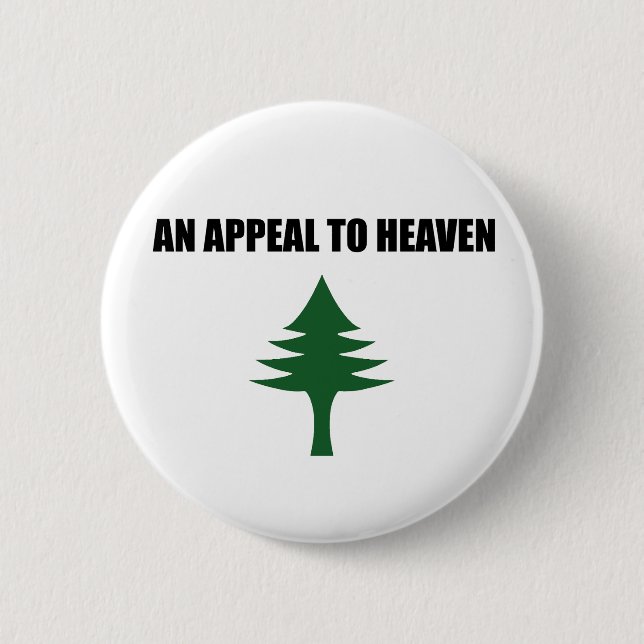 Badge Rond 5 Cm Un appel au drapeau du ciel, le drapeau de l'arbre (Devant)