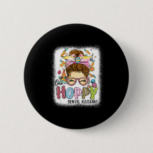 Badge Rond 5 Cm Un assistant dentaire sauteur léopard lapin chigno