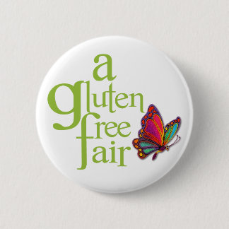 Badge Rond 5 Cm Un bouton juste sans gluten