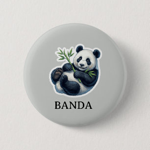 Badge Rond 5 Cm Un bouton présentant une illustration mignonne et