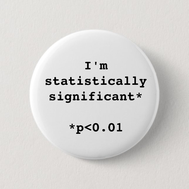 Badge Rond 5 Cm Un bouton très significatif (Devant)