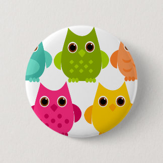 Badge Rond 5 Cm Un brin de chouettes