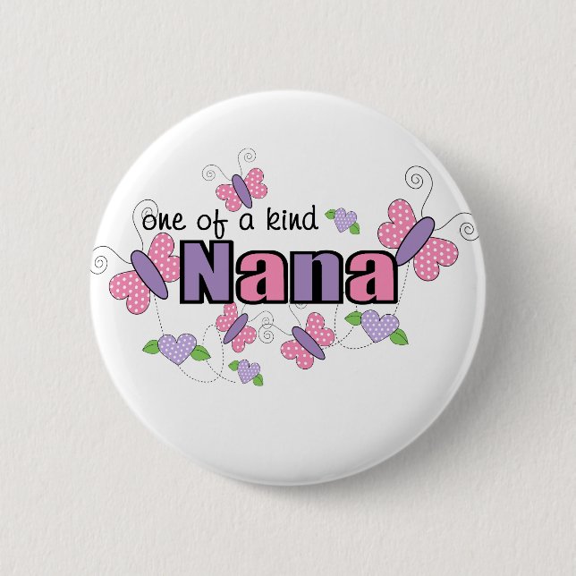 Badge Rond 5 Cm Un de Nana aimable (Devant)