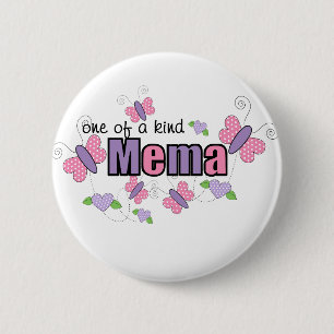 Badge Rond 5 Cm Un d'un Mema aimable