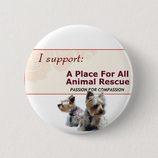 Badge Rond 5 Cm Un endroit pour tout le bouton animal de