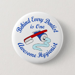 Badge Rond 5 Cm Un fantastique Hygiéniste