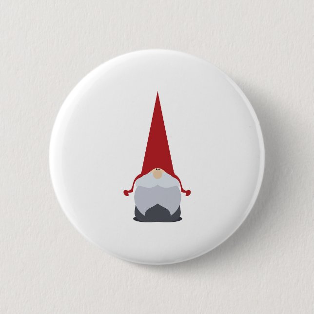 Badge Rond 5 Cm Un Gnome (Devant)