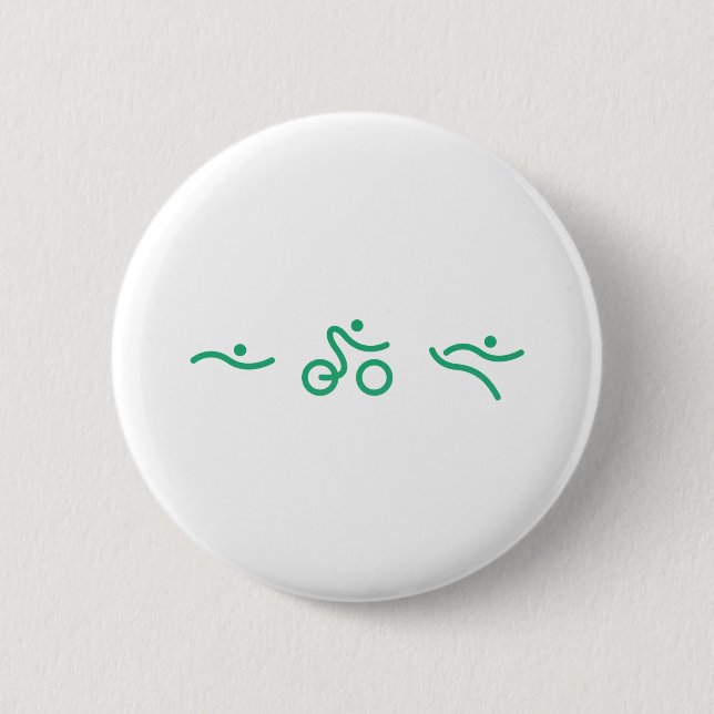 Badge Rond 5 Cm Un grand cadeau de Triathlon pour votre ami ou fam (Devant)