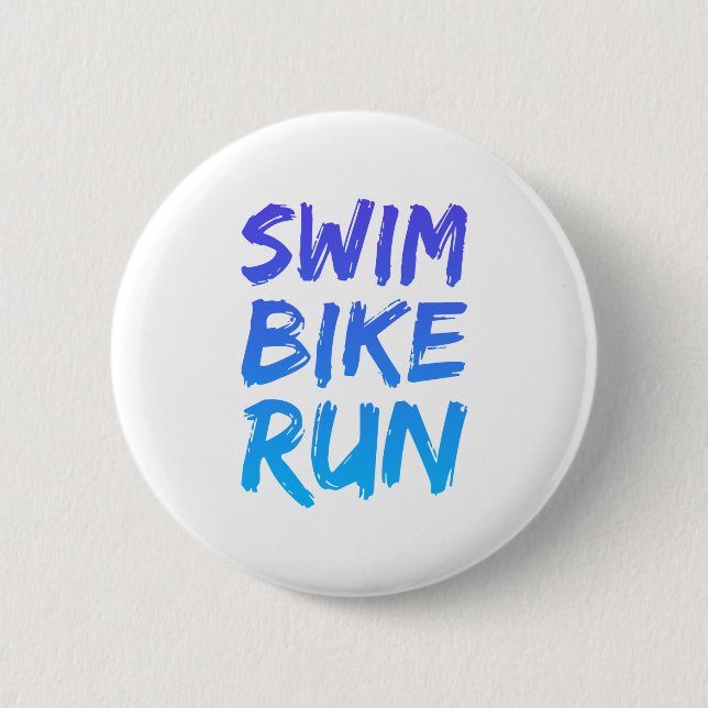 Badge Rond 5 Cm Un grand cadeau de Triathlon pour votre ami ou fam (Devant)