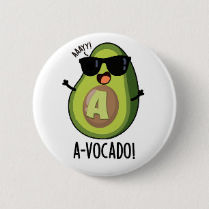 Badge Rond 5 Cm Un jeu d'Avocado amusant à vocado