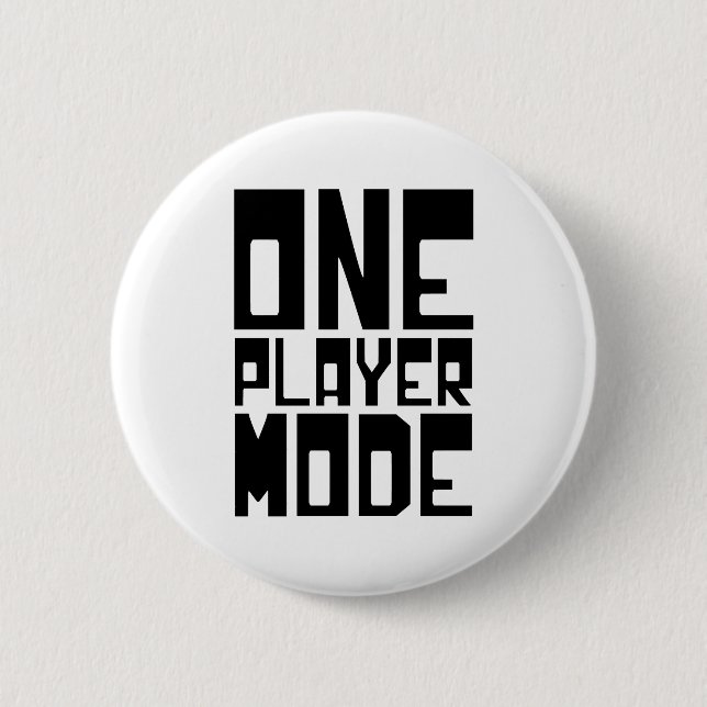 BADGE ROND 5 CM UN MODE JOUEUR (Devant)
