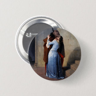 Badge Rond 5 Cm Un moment volé : un baiser à travers l'épine d'âge