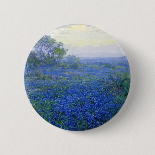 Badge Rond 5 Cm Un-nuageux-jour-bluebonnets de Robert Julian