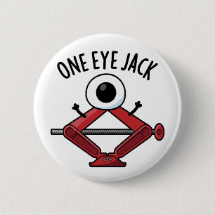 Badge Rond 5 Cm Un Oeil Jack Funny Voiture Jack Pun