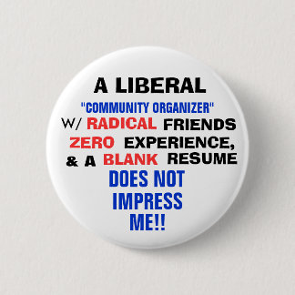 Badge Rond 5 Cm Un "ORGANISATEUR de la COMMUNAUTÉ" LIBÉRAL avec