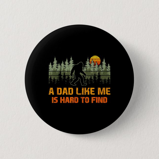 Badge Rond 5 Cm Un papa comme ça est difficile à trouver Arbres Fa (Devant)